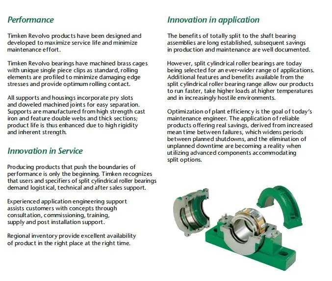 Split Spherical Roller Bearing Power and Heat Production